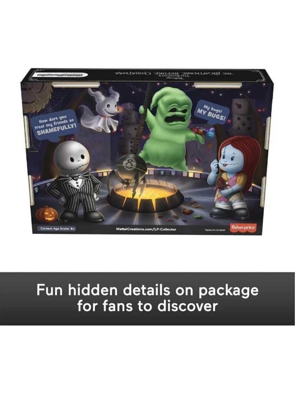 Fisher Little People Disney Tim Burton’s Christmas Special Edition Set - Picture 6 of 6